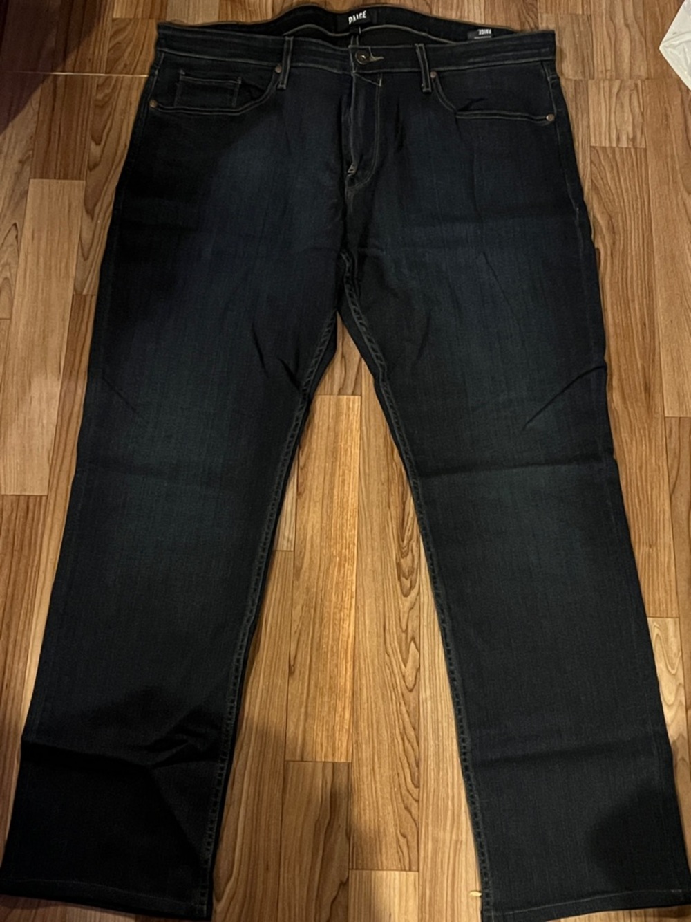 PAIGE Men’s Straight Jeans in Deep Indigo